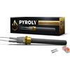 PYROLY Candela in ceramica di accensione per stufa a pellet, compatibile con JOLLY MEC/SKIA/EXTRAFLAME/BESTOVE/DEVILLE/HAAS+SOHN dado 3/8-300W di alta qualità con connettori