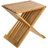 WELL HOME MOBILIARIO & DECORACIÓN Sedia/sgabello pieghevole in bambù