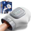 BOB AND BRAD Regalo Festa del Papà, Massaggiatore Mani Elettrico con Compressione, Massaggiatore Dita Senza Fili, 5 Intensità, Riscaldamento NTC, Relax Quotidiano, Idee Regalo Originali Uomo Mamma