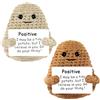 Aolso Mini Giocattoli di Patate 2pcs, Bambola in Lana e Maglieria per Ufficio Decorazione, Peluche per Regali di Compleanno