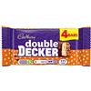 Cadbury Double Decker - Tavoletta di cioccolato multipack, strati di torrone e cereali croccanti ricoperti di cioccolato al latte, confezione multipla da 4 barrette da 37,3 g (confezione da 1)