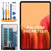 AGCUT Schermo LCD per Redmi Pad Pro 12.1 Display LCD per Xiaomi Redmi Pad Pro 12.1 Pollici Schermo di Ricambio Touch Screen Digitizer Touch Screen Assembly con Riparazione, Nero