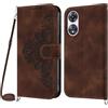 NETANY Cover per OPPO A78 5G / A58 5G con Cordino, Flip Portafoglio Custodia in Pelle, [2 Porta Carte][Chiusura Magnetica],Custodia Libro Antiurto Cover con Laccio per OPPO A78 5G / A58 5G (Marrone)