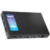 Mele Quieter4C Mini PC senza ventola 12a Alder Lake N100 (fino a 3,4GHz) 8GB LPDDR4x 256GB Desktop Computer Personale Win 11 Pro 4K Triplo Display Doppio HDMI Tutto-in-Uno USB-C WiFi 5 BT5.1 Ethernet