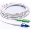 Elfcam® - Cavo Fibra Ottica SC/APC per LC/UPC Simplex Monomodale 9/125μm LSZH, Bianca (3M)