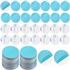 YiliYa 120 pcs Placche Metalliche Adesive, calamita per cellulare auto potente, placche metalliche adesive per cellulare, Piastra Metallo con Adesivo 3M tonde Argento（3cm x 0.3mm）