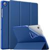 MoKo Custodia Protettiva per Samsung Galaxy Tab A11+ 11'' 2025 (SM-X230/X236/X238)/ Tab A9+ 11 2023 (SM-X210/X216/X218), Cover in TPU e Pelle PU, Sostegno, Auto Riattivazione/Standby, Blu Marino