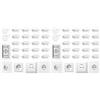 Vinabo 20PCS copri prese corrente bambini con 2 chiavi, Copri presa elettrica universale per sicurezza bambini, Protezione presa elettrica per bambini per uso domestico (Bianco) (Confezione da 2)