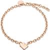 Liebeskind Berlin Love-Lock - Gioielli da donna, 21 cm, Acciaio inossidabile, Nessuna pietra preziosa
