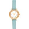 Olivia Burton Orologio Analogico al Quarzo da Donna Collezione RAINBOW con Cinturino in Pelle Turchese - OB16CC53