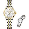 Raitown Orologio donna in acciaio inossidabile con quadrante piccolo