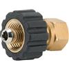 cyclingcolors Connettore Rapido Raccordo Vite per Tubo Idropulitrice Alta Pressione, ottone 2xF 1/2x1/4