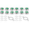 Vinabo 6 Pezzi Rompigetto Rubinetto Cucina Bagno,Filtri Rubinetti Lavandino Universale,Filtri Rubinetto,Aereatori Rubinetti M24 in Ottone Placcato in Cromo in Plastica ABS + 1pz Chiave