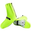 ROCKBROS Copriscarpe Ciclismo Idrorepellente, Copri Scarpe per Pioggia Antivento con Strisce Riflettenti, Ghette Regolabili per MTB, Bici da Strada, Running, Trekking, Uomo, Donna, Verde