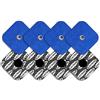 TENSPAD SILVER 8 Elettrodi Premium in Argento compatibili con Compex - 50x50 mm - Fino al 60% di Risparmio