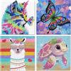 Aieraczy 5D Diamond Painting Kit Completo, Pittura Diamante per Bambini, Quadri con Perline per Decorazione Pareti Casa,Fai Da Te Regalo