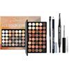 Elitecran Set di Trucchi Tutto in Uno, 5 Piece Kit Trucco Complet con Palette di Ombretti Pennello Eyeliner Matita per Sopracciglia Mascara, MakeUp Regalo Set per Donne Ragazze de Occhi Cosmetico