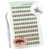 Obeyalash Ciglia autoadesive cluster ciglia, marrone, 130 pezzi, autoadesive Wispy C Curl 8 - 14mix No Glue Eyelashes Self Adhesive Eyelash Natural DIY Stick On Lash Resuable (YLB09)