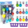 Townley Girl Disney Frozen Smalto Acqua 14 pz con Separadita per Dita