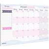 PACKLIST Monatsplaner Block A4 ohne Festes Datum. Terminplaner, Familienplaner mit Monatsziel, To-Do-Liste, Notizen, großem Notizfeld - Exklusive Kalender mit ECO-Verpackung
