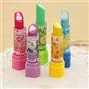 SUPERTOOL Mini Gomma da Cancellare Carina, Pulizia Precisa, Colorata, Materiale Non Tossico ed Ecologico, Rotante, Forma di Rossetto, Gomma da Cancellare con Design Novità per Bambini/Casa/Ufficio (2