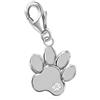 Goldene Hufeisen Ciondolo per bracciale in vero argento 925, per bambine e ragazze, Argento sterling, zirconia cubica,