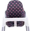 JYOKO KIDS Cuscino per il seggiolone compatibile con Ikea antilop, 100% Cotone (Fluor Heart)