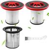 Puasok 2 Pezzi Filtro Aspirapolvere per Bosch Unlimited Series 7 Kit, per 12040193 BKS711XXL BBS711W BBS712A BCS711GB BKS711MALL Filtro di Ricambio, con Filtro HEPA Acciaio Inox, per Contro Polveri Sottili