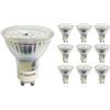 SEBSON Lampadina LED GU10 5W (Equivalente a 30W) - 350lm Bianca Calda 3000K Dimmerabile - Angolo di Diffusione 110° - Lampadina Spot LED 230V - Set da 10