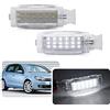 njssjd 2 PZ Led Dome Parasole Vanity Specchio Luce di Cortesia Lampada Interna Per V-olks Golf MK4 MK5 MK6 MK7 Pa/ssat CC B5 B6 B7 Polo T'ouran EOS Per Skoda Superb Per Seat Leon Toledo