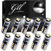 GLL T5 LED Lampadine Bianco W1.2W W2.3W Lampadine Cruscotto 3030 SMD 60 Lumen DC 12V