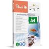 Peach Pellicole plastificatrici A4 - 80 mic - 125 pouches - Lucide - Qualità premium per i migliori risultati di laminazione - Compatibile con dispositivi di tutte le marche - PP580-02P