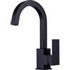 iVIGA Rubinetto da cucina, girevole a 360°, rubinetto da cucina ad alta pressione, in acciaio inox, per cucina, camper, bagno(Nero)