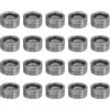PATIKIL Distanziali Acciaio M5, 20pz Distanziali Metallici Acciaio 5mm ID x 8mm OD x 4mm L Vite Distanziale Acciaio al Carbonio Distanziatore Rotondo per Viti da 1/5 Pollice o M5