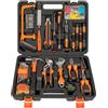 GALAX PRO Cassetta Attrezzi Completa 160 Pezzi,Kit di utensili manuali generici per la casa,Valigia Utensili Portatile con Cacciaviti Cricchetto Pinze Riparazioni