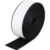 OLYCRAFT 5m Nero Letto A Castello Cuscinetti Scala 80mm Largo Cuscinetto di Ricambio per Letto A Castello con Adesivo 8mm di Spessore per Gradini Delle Scale Protezioni Angolari Comfort per Piedi