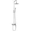 Arcdesign Selection Colonna doccia con miscelatore deviatore e soffione ultrapiatto in acciaio