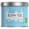 Kusmi Tea - Lovely Morning Bio - Tè 100% Biologico - Miscela di Tè Verde, Mate, Limone, Guaranà, Pompelmo e Arancia - Tè in Foglie Sfuse - Scatola da 100g - Quantità per circa 50 tazze