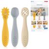 reer LittleYummie - Cucchiaio da bambino, in silicone, per bambini, 100% silicone alimentare