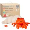 Little Big Friends Gli animali musicali Carillon per bambini | Facile da pulire | Morbido | Brigitte the Hermit Crab