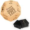 UNICRAFTALE Date Night Dice Cubo decisionale In Legno Domestico Idee Regalo Per Coppie, Cubi Decisionali Con Sacchetti Di Velluto Per Lei E Lui Anniversari E Regali Di Compleanno Per Marito E Moglie