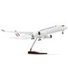 QIYUMOKE 1/144 France A350 18 Pollici Grande Modello in Ghisa per Kit di Costruzione di Modello di Aeroplano Airbus A350 con Supporto Sky Jumbo Airliner Modello di Aeroplano Display Kit di Costruzione