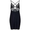 EMPORIO ARMANI Vestaglia Corta da Donna, Floreale Nero, M