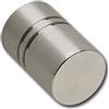 Accuride MK.14018.20 Technik-Team - Pomello per mobili Echion, ø 18 mm, profondità 27 mm, in acciaio inox spazzolato, colore: Argento