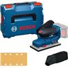 Bosch Professional Bosch PRO 18V System Levigatrice orbitale a batteria GSS18V-18 (incl. sacchetto raccoglipolvere, punzone per fori, L-BOXX 162)