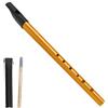 Klerbesh Fischietto Irlandese Alluminio, Tin Whistle Tradizionale con Suono Chiaro e Piacevole, Fischietto a 6 Fori in Lega di Alluminio per Principianti, Studenti e Appassionati di Music (Oro C)