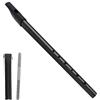 Klerbesh Fischietto Irlandese Alluminio, Tin Whistle Tradizionale con Suono Chiaro e Piacevole, Fischietto a 6 Fori in Lega di Alluminio per Principianti, Studenti e Appassionati di Music (Nero C)