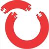 Mujiluxe Dart Catchring Surround, Anello di Sicurezza Surround Dart Backboard, Serve per Proteggere Le Pareti Intorno al Bersaglio,Bersaglio,4 Pezzi Maledizione,Nero