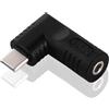 KUOQIY 65W PD USB C a DC Adattatore, Jack DC 3.5x1.35 mm Ingresso a USB-C Type-C Angolo 90 Gradi Spina di Alimentazione Adattatore di Ricarica, per Telefono, Laptop