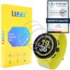 LUSEE 3 Pezzi Vetro Temperato per Suunto Run Pellicola Protettiva [Anti graffio] [durezza 9H] [Chiaro HD] Vetrino Protezione per Schermo